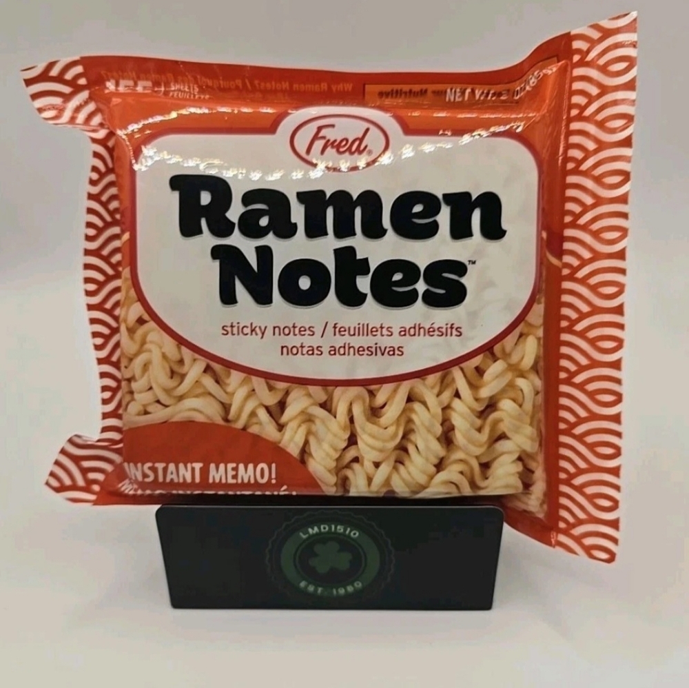 Fred Ramen Notes, Instant Memo Sticky Notes (155 Sheets) - New In Packaging